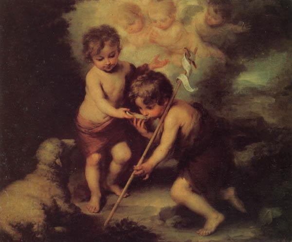 Bartolome Esteban Murillo Children with a Shell oil painting picture